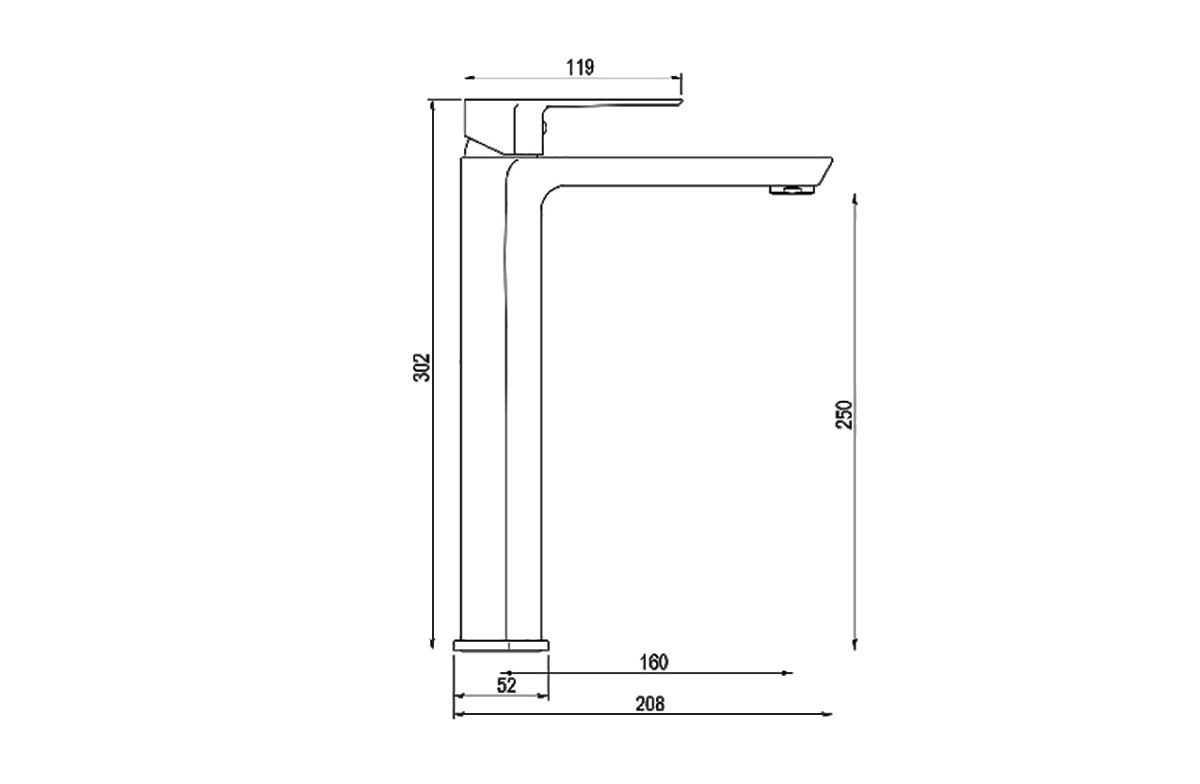 Robinet de lavabo haut de gamme AURA
