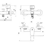 Robinet de salle de bain AURA