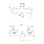 Robinet de salle de bain AURA