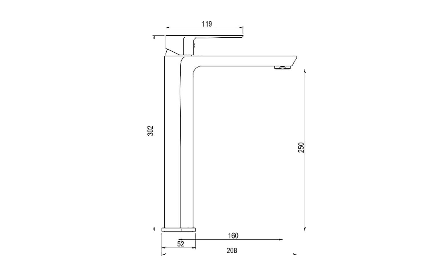 Robinet de lavabo haut de gamme AURA
