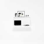 bureau mural rabattable