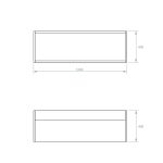 bureau mural rabattable