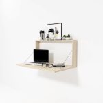 bureau mural rabattable