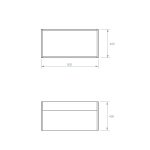 bureau mural rabattable