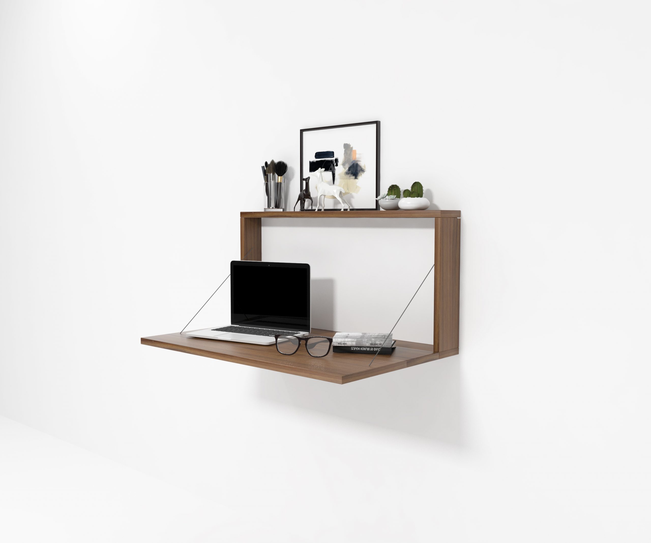 bureau mural rabattable