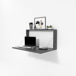 bureau mural rabattable