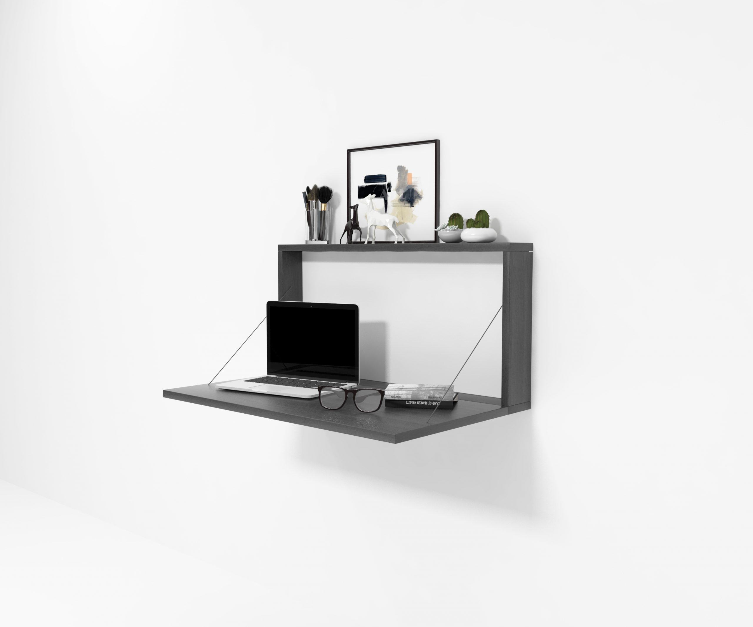 bureau mural rabattable