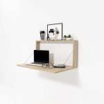 bureau mural rabattable