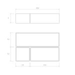 Ensemble de plateaux de rangement