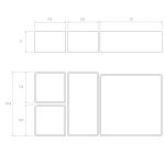 Ensemble de plateaux de rangement