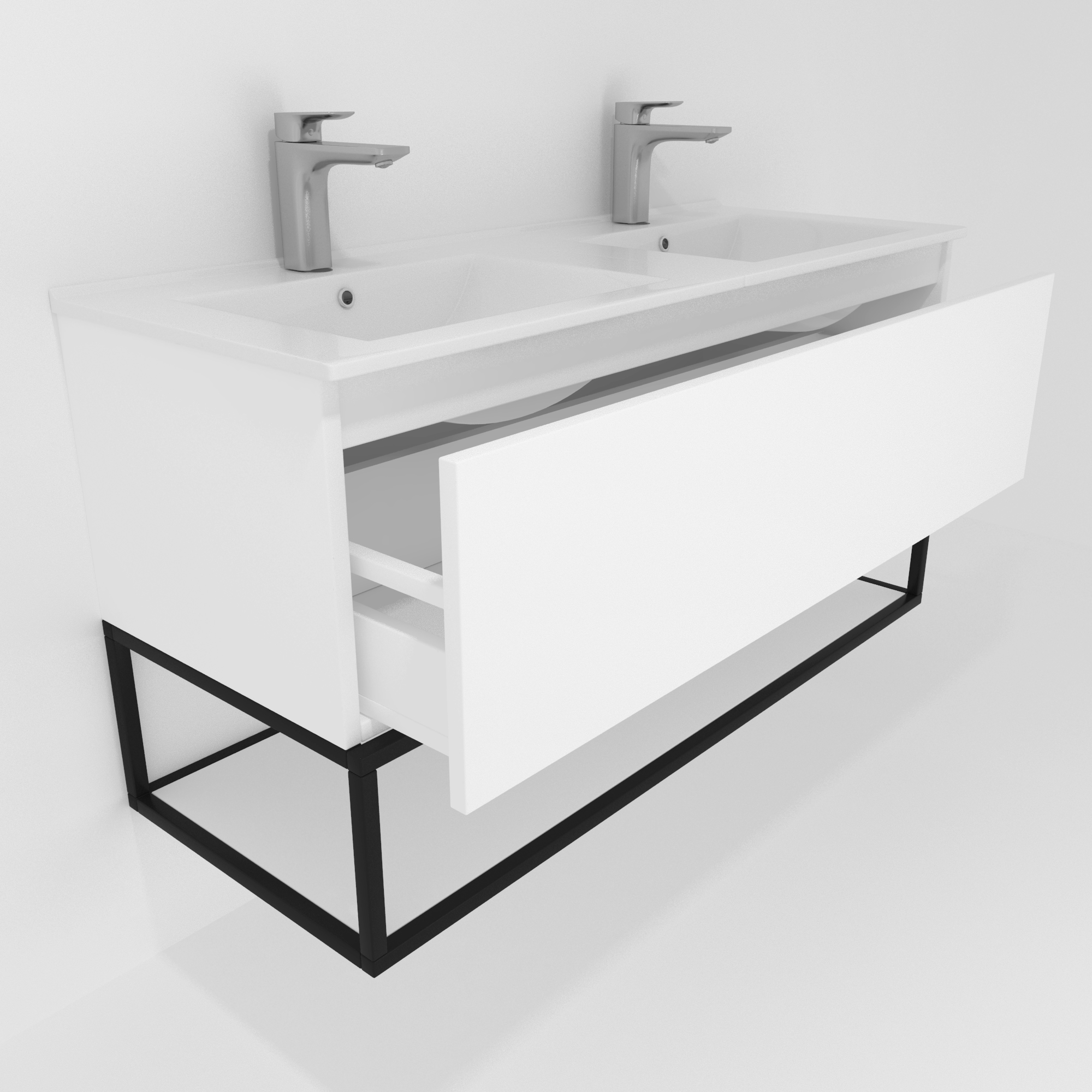 Pack Adour avec lavabo et miroir LED