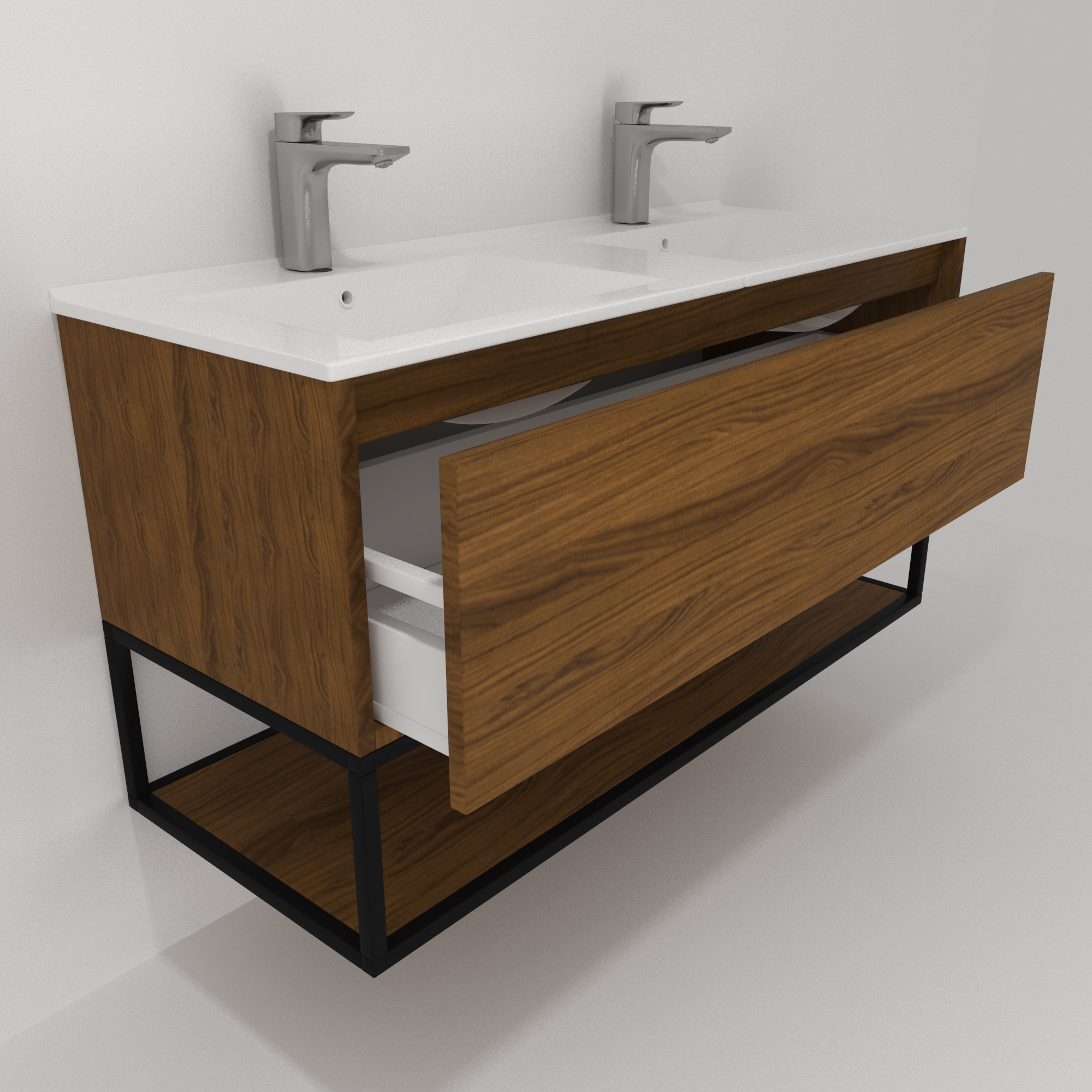 Pack Adour avec lavabo et miroir LED