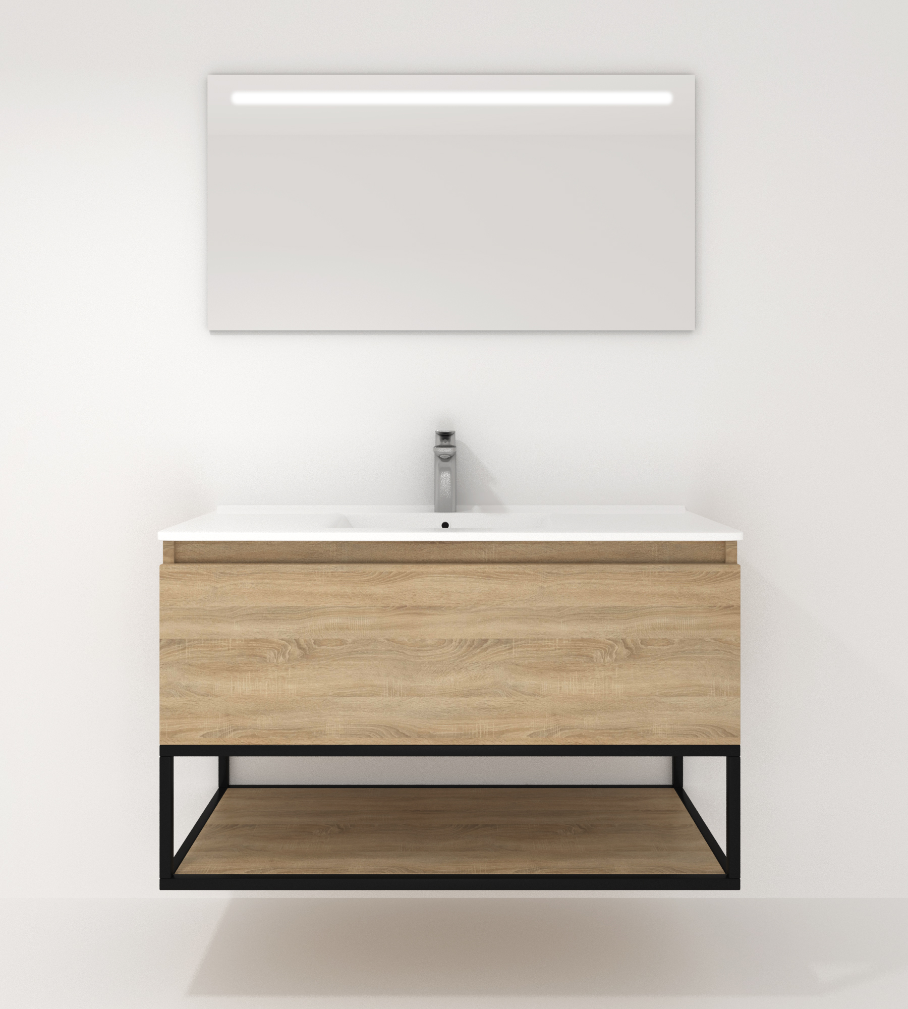 Pack Adour avec lavabo et miroir LED