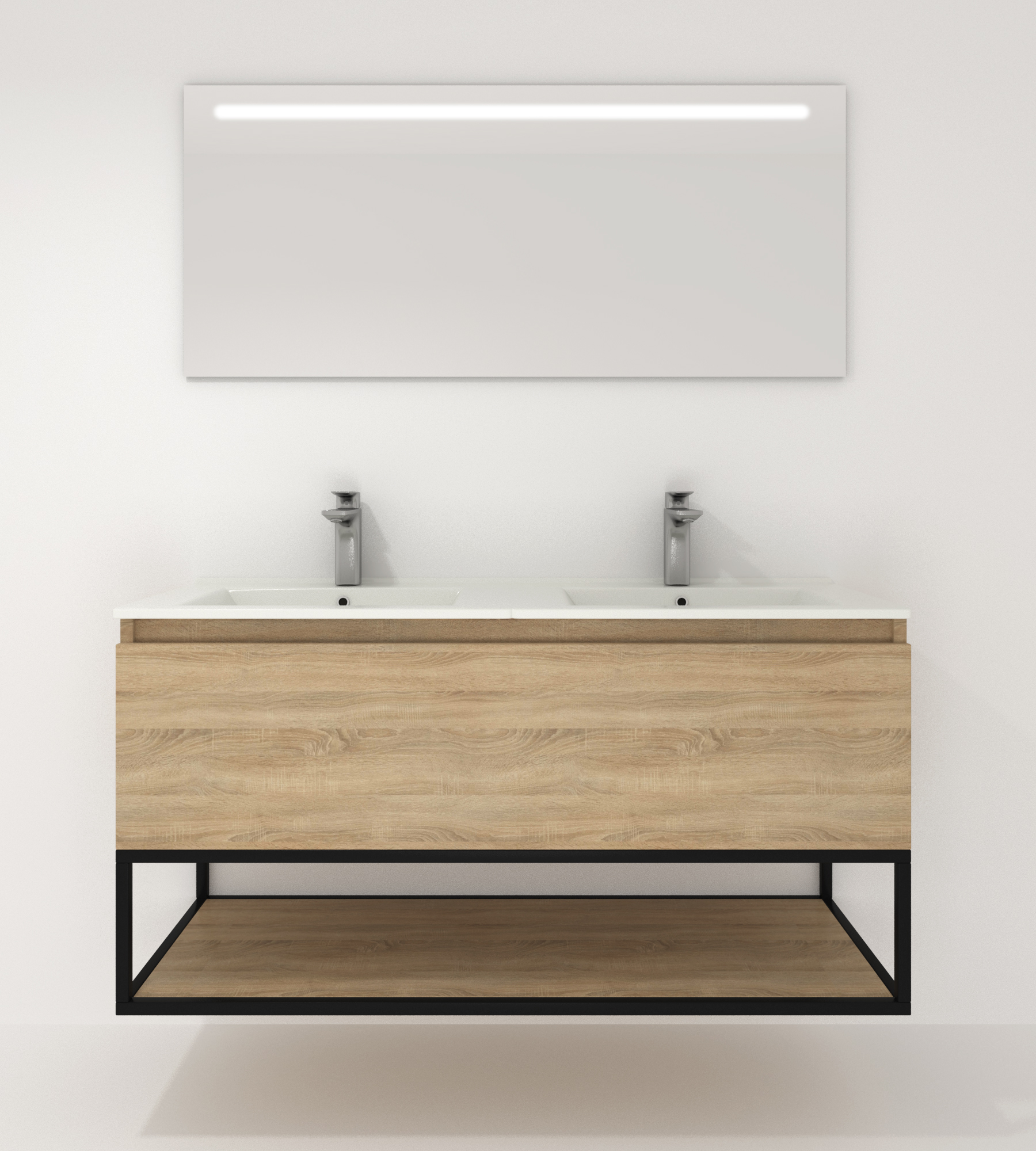Pack Adour avec lavabo et miroir LED