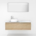 Pack Amiens con lavabo sobreencimera redondo y espejo led