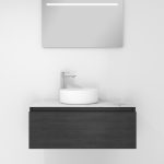 Pack Amiens con lavabo sobreencimera redondo y espejo led