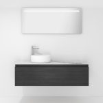Pack Amiens con lavabo sobreencimera redondo y espejo led