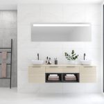 Pack base + évier + miroir LED