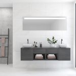 Pack base + évier + miroir LED