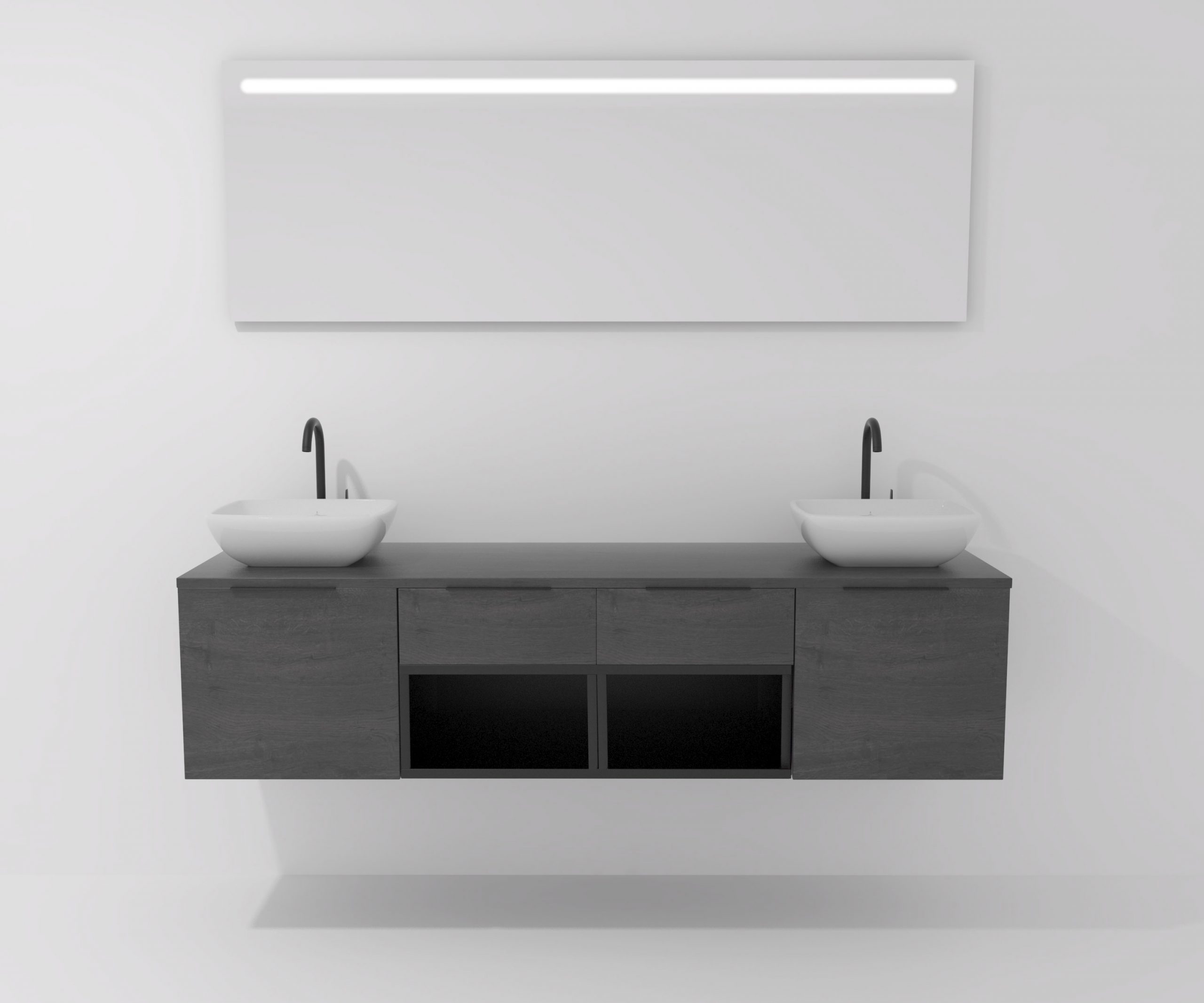 Pack BAISE + lavabo + espejo LED