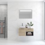 Pack base + évier + miroir LED