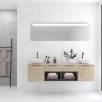 Pack base + évier + miroir LED
