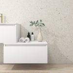 Pack Dijon avec évier en céramique et miroir LED