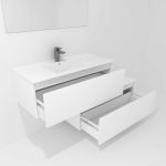 Pack Dijon avec évier en céramique et miroir LED