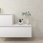 Pack Dijon avec évier en céramique et miroir LED