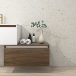 Pack Dijon avec évier en céramique et miroir LED