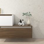 Pack Dijon avec évier en céramique et miroir LED