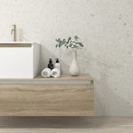 Pack Dijon avec évier en céramique et miroir LED