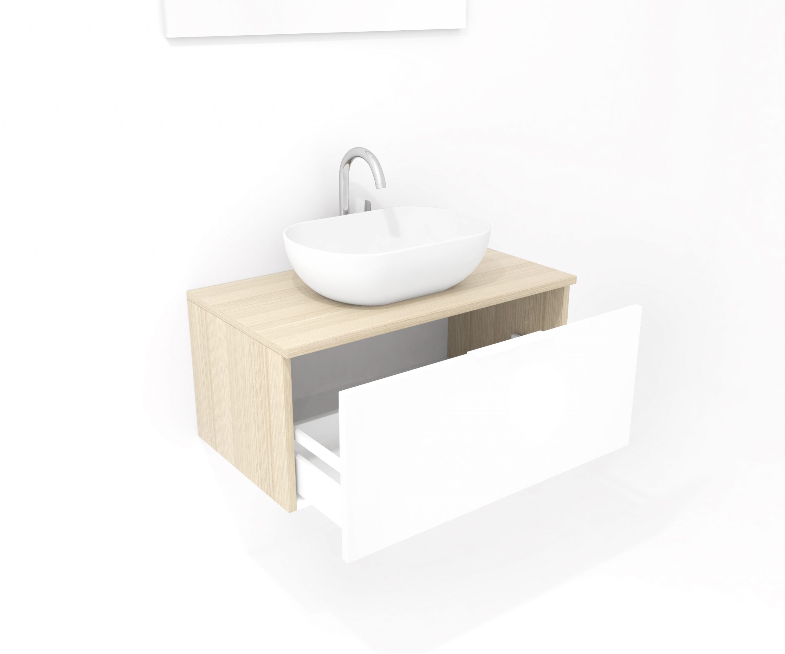 Pack Indre avec lavabo et miroir LED