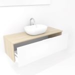 Pack Indre avec lavabo et miroir LED