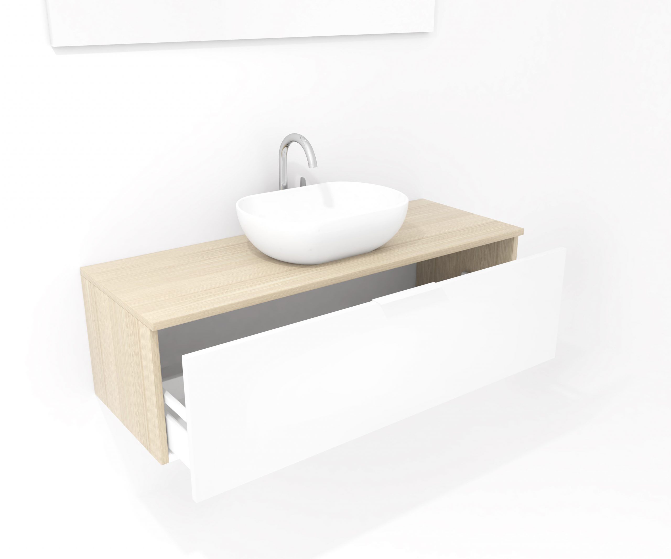 Pack Indre avec lavabo et miroir LED