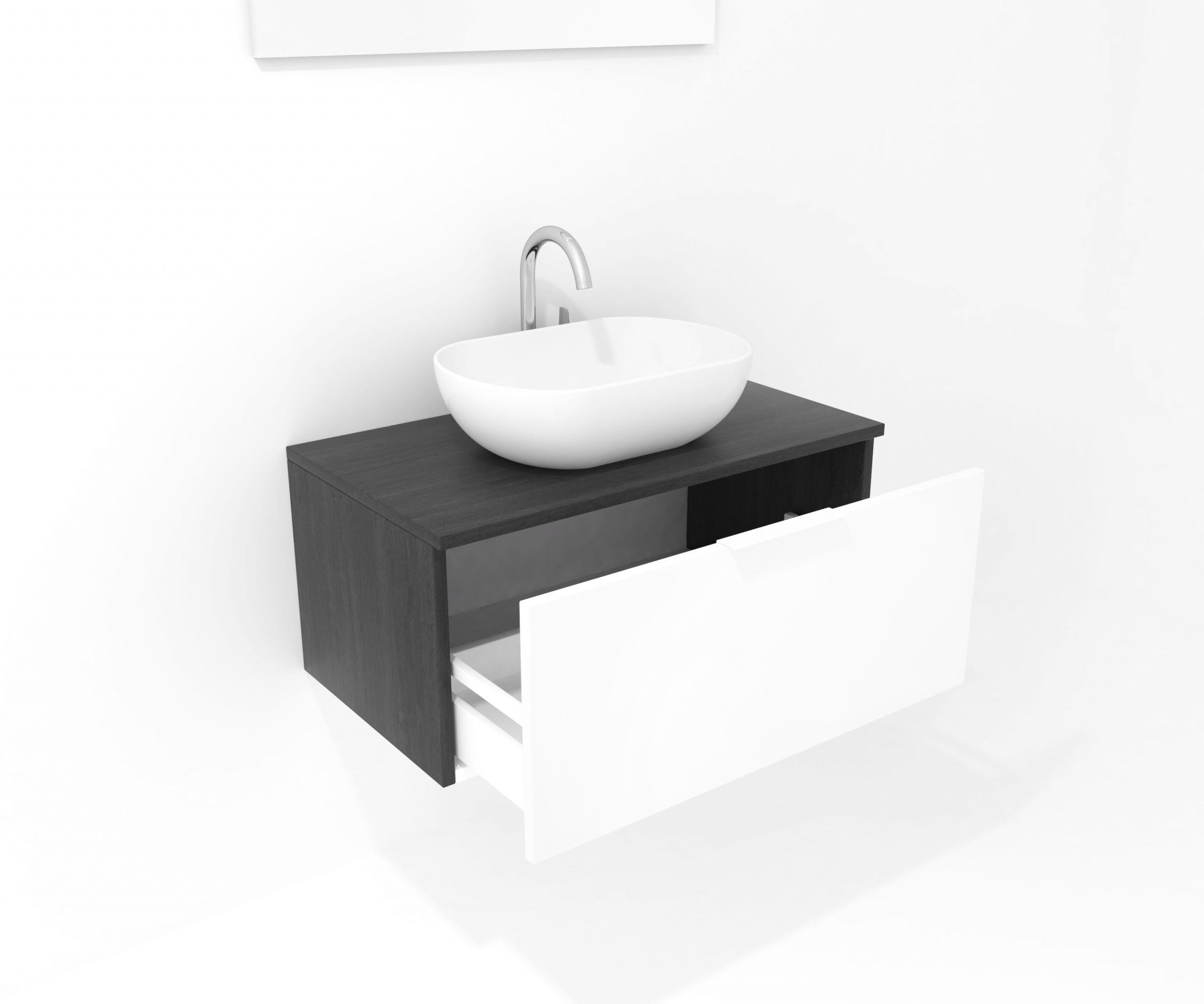 Pack Indre avec lavabo et miroir LED