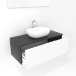 Pack Indre avec lavabo et miroir LED