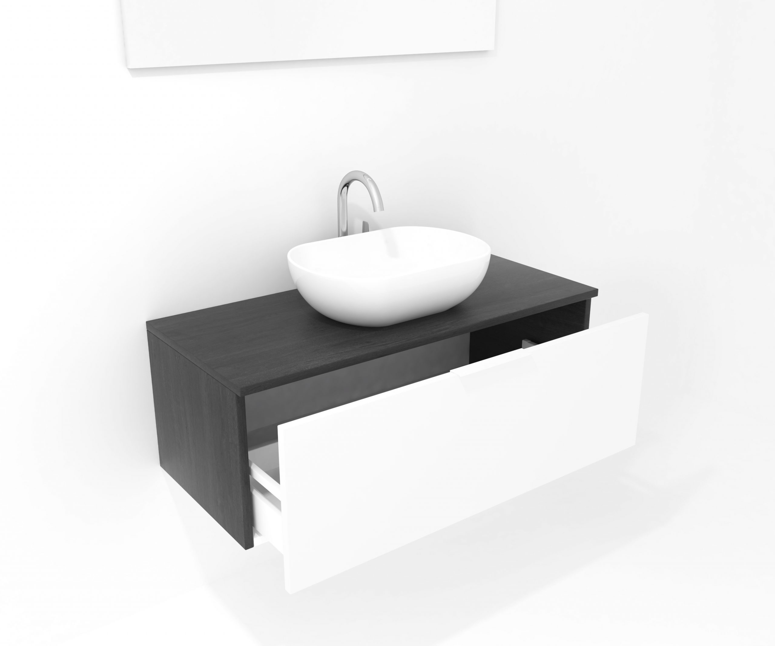 Pack Indre avec lavabo et miroir LED