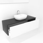 Pack Indre avec lavabo et miroir LED