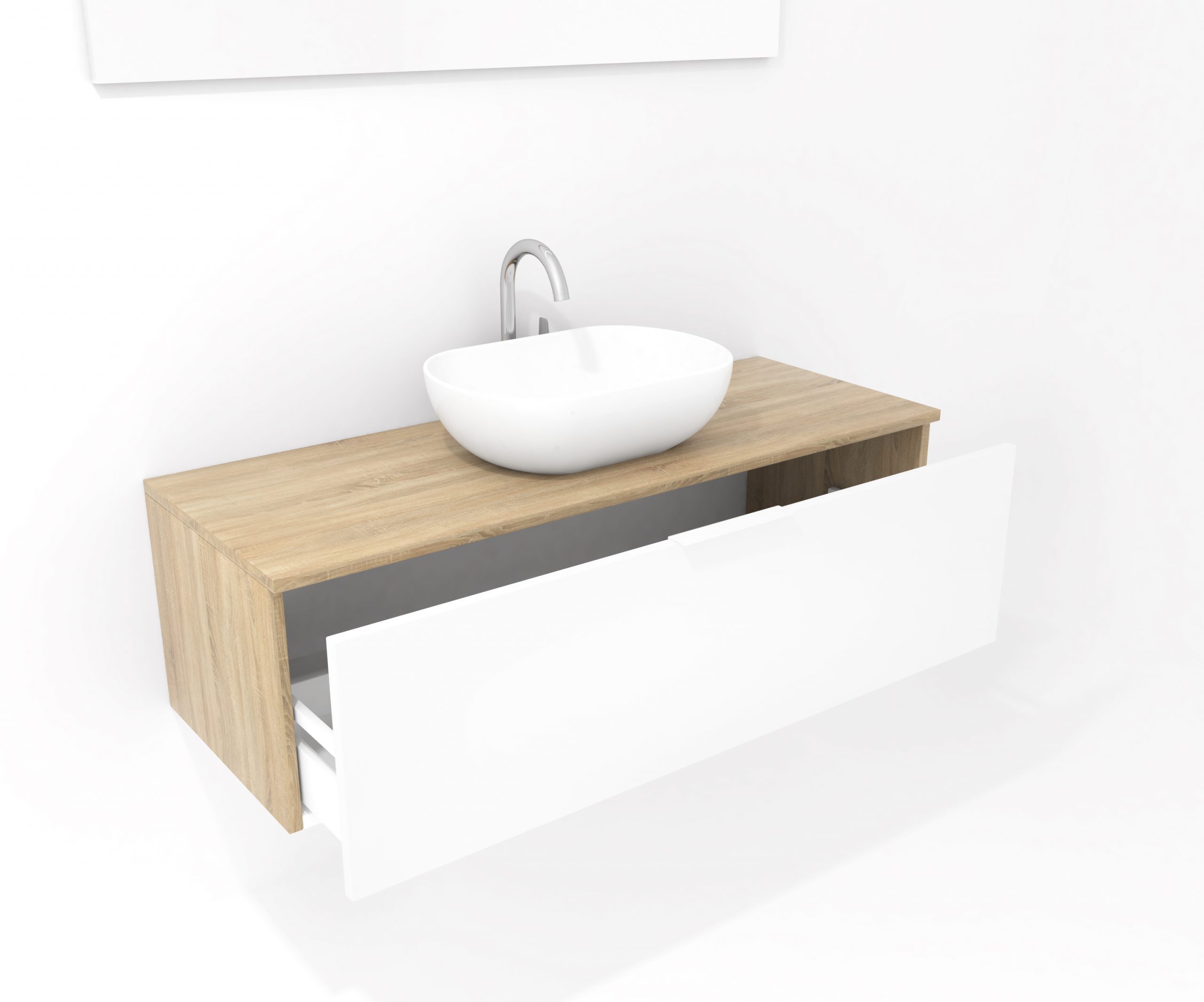 Pack Indre avec lavabo et miroir LED
