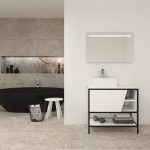 Pack Iron Rennes avec lavabo et miroir LED