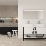 Pack Iron Rennes avec lavabo et miroir LED