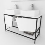 Pack Iron Rennes avec lavabo et miroir LED