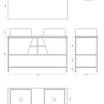 Pack Iron Rennes avec lavabo et miroir LED