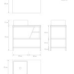 Pack Iron Rennes avec lavabo et miroir LED