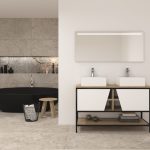 Pack Iron Rennes avec lavabo et miroir LED