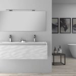 Pack Iroise con lavabo, espejo y foco led