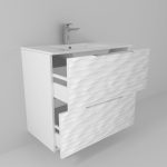 Pack Iroise avec deux fenêtres, lavabo, miroir et spot LED