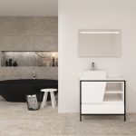 Pack Iron Rennes Plus avec lavabo et miroir LED
