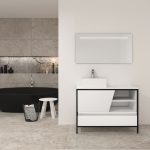 Pack Iron Rennes Plus avec lavabo et miroir LED